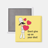 Geef je dieetkoelkastmagneet niet op magneet (Voorkant / Achterkant)