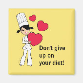 Geef je dieetkoelkastmagneet niet op magneet (Voorkant)