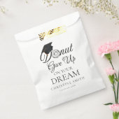 Geef je droom Afstuderen donut op Bedankzakje (Gezegeld)