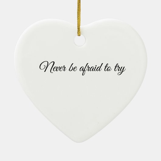 "Geef je droomwentelingen om te vliegen" met Blueb Keramisch Ornament (Achterkant)