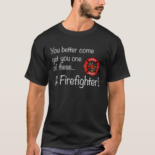 Geef je een brandweerman t-shirt (Voorkant)