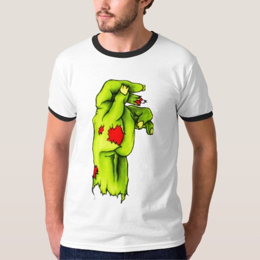 Geef je een hand door (joey) inkt t-shirt (Voorkant)