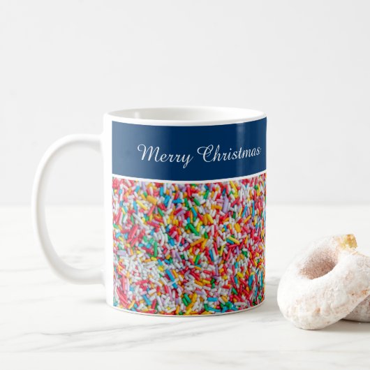 Geef je een nobele kerst van Merry aan! Coffee Koffiemok (Met donut)