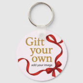 Geef Je Eigen Afbeelding Sleutelhanger Cadeau (Voorkant)
