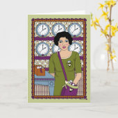 Geef je eigen tijd_A_Wenskaart Kaart (Gele Bloem)