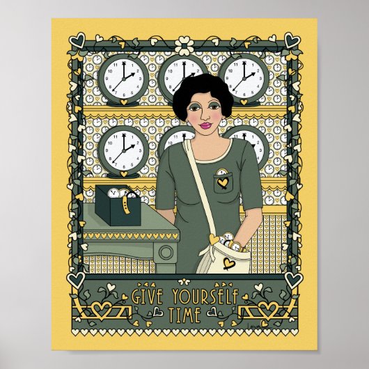 Geef je eigen tijd_C_8x10 Poster (Voorkant)