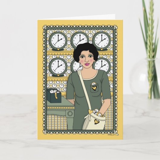 Geef je eigen tijd_C_Wenskaart Kaart (Voorkant)