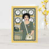 Geef je eigen tijd_C_Wenskaart Kaart (Gele Bloem)