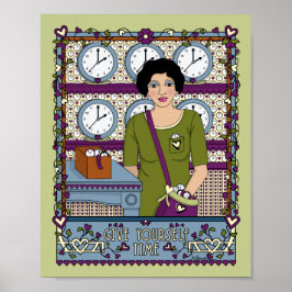 Geef je eigen Time_A_8x10 Poster