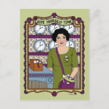 Geef je eigen Time_A_ Briefkaart