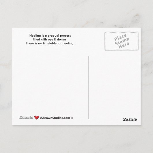 Geef je eigen Time_A_ Briefkaart (Achterkant)