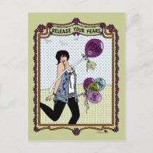 Geef je fears_A_ Briefkaart vrij