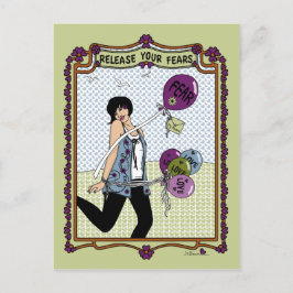 Geef je fears_A_ Briefkaart vrij