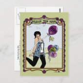 Geef je fears_A_ Briefkaart vrij (Voorkant / Achterkant)