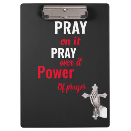 "Geef je gebeden kracht met het klembord