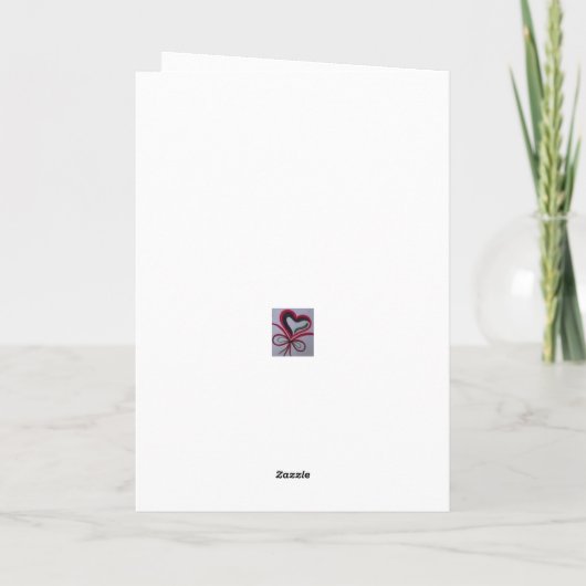 Geef je geliefde een unieke verjaardagskaart. kaart (Achterkant)