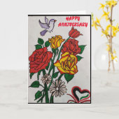 Geef je geliefde een unieke verjaardagskaart. kaart (Gele Bloem)