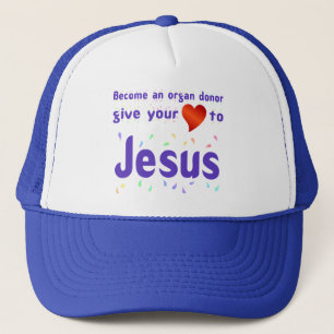 Geef je hart aan Jezus Trucker Pet