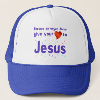 Geef je hart aan Jezus Trucker Pet