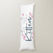 Geef je me een kussen. lichaamskussen (Achterkant (Verticaal))