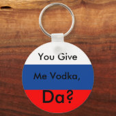 Geef je me wodka, Da? Sleutelhanger (Voorkant)