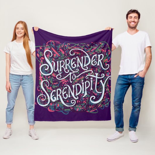 Geef je over aan Serendipiteit Fleece Deken (In situ)