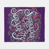 Geef je over aan Serendipiteit Fleece Deken (Voorkant (Horizontaal))