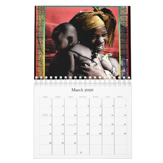 "Geef je ruimte een boost met Afrikaanse trots" Kalender (Mar 2026)