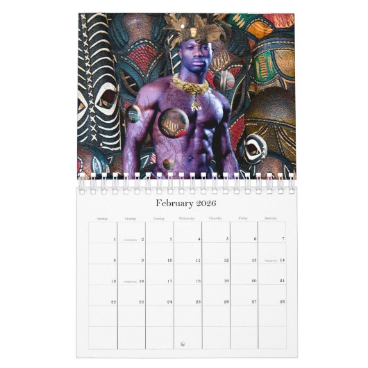 "Geef je ruimte een boost met Afrikaanse trots" Kalender (Feb 2026)