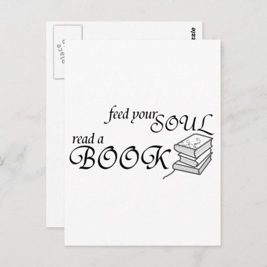 Geef je soep briefkaart (Voorkant / Achterkant)