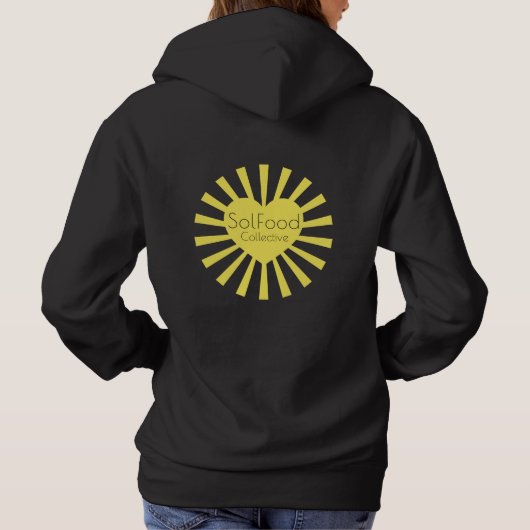 Geef je sol je hoodie (Achterkant)