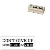 Geef je stemrecht niet op rubberstempel (Gestempeld)