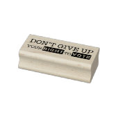 Geef je stemrecht niet op rubberstempel (Stempel)