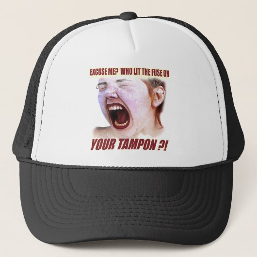 Geef je Tampon Funny T-shirts cadeautjes Trucker Pet (Voorkant)