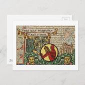 Geef je verbeelding: lees een boek briefkaart (Voorkant / Achterkant)