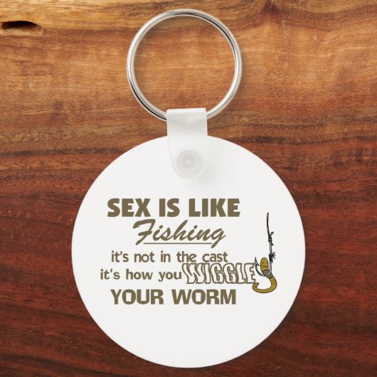 Geef je werk de grommen sleutelhanger (Voorkant)