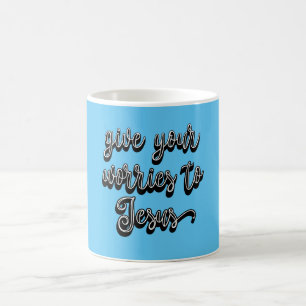 Geef je zorgen aan Jezus Koffiemok