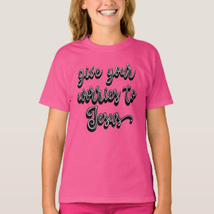 Geef je zorgen aan Jezus T-shirt