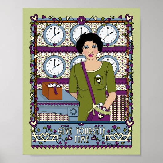 Geef jezelf de tijd_A4 Poster (Voorkant)