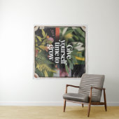 Geef jezelf de tijd om te groeien wandkleed (In Situ (horizontaal))