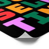 Geef jezelf de tijd Sticker Poster (Hoek)