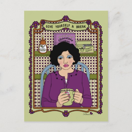 Geef jezelf een Break_A_ Briefkaart (Voorkant)