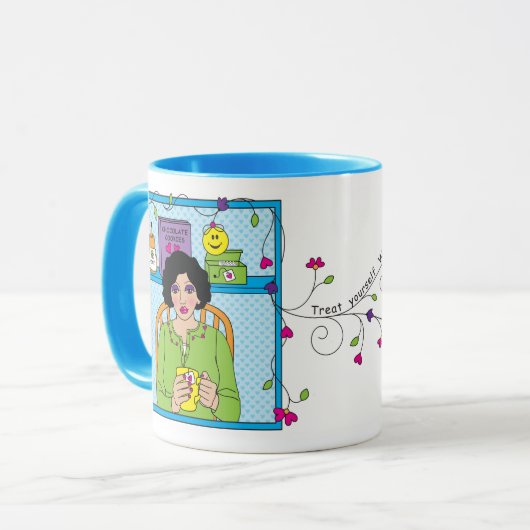 Geef jezelf een Break_ Mok (Voorkant links)