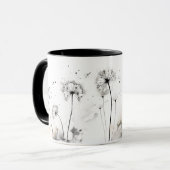 Geef jezelf een Break Waterverf Paardenbloem Mok (Voorkant links)