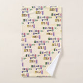 Geef jezelf prioriteit bad handdoek (Handdoek)