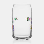 Geef jezelf prioriteit blikvorm glas (Rechts)