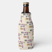 Geef jezelf prioriteit flesjeskoeler (Fles Voorkant)