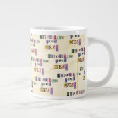 Geef jezelf prioriteit grote koffiekop (Rechts)