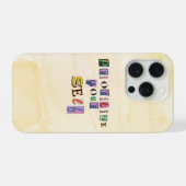 Geef jezelf prioriteit iPhone hoesje (Achterkant horizontaal)
