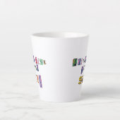 Geef jezelf prioriteit latte mok (Voorkant)